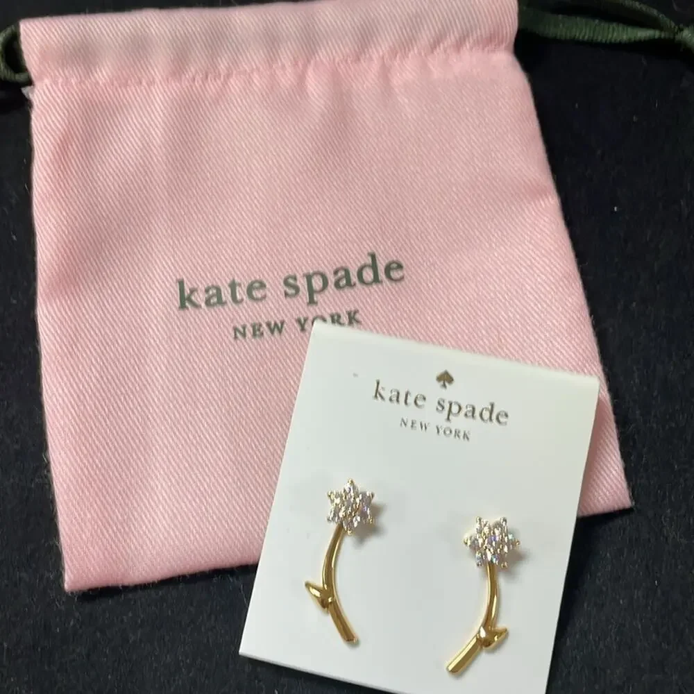 Kate spade ♠️ earrings w/dust cover